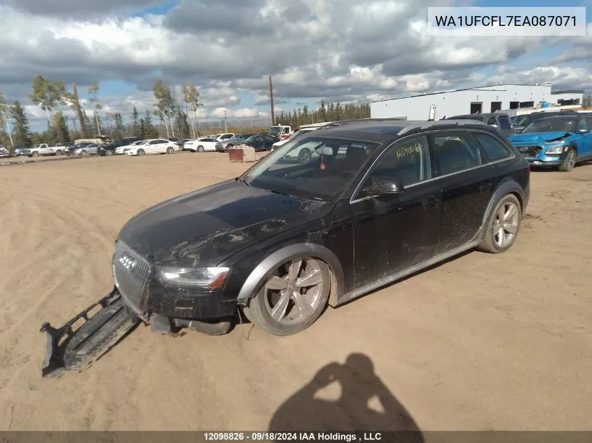 2014 Audi Allroad VIN: WA1UFCFL7EA087071 Lot: 12098826