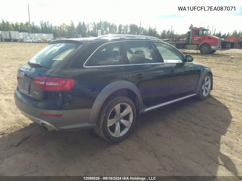 2014 Audi Allroad VIN: WA1UFCFL7EA087071 Lot: 12098826