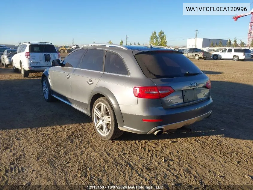 2014 Audi Allroad VIN: WA1VFCFL0EA120996 Lot: 12119159