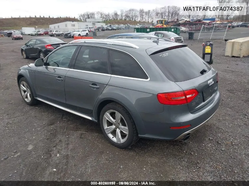 2015 Audi Allroad 2.0T Premium VIN: WA1TFAFL0FA074387 Lot: 40248197