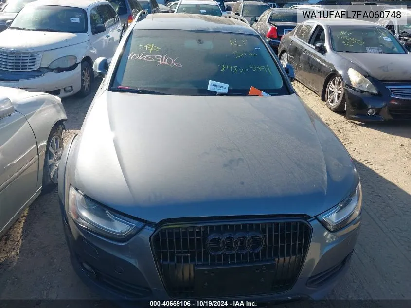 2015 Audi Allroad 2.0T Premium VIN: WA1UFAFL7FA060748 Lot: 40659106