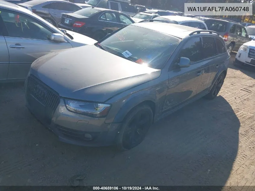 2015 Audi Allroad 2.0T Premium VIN: WA1UFAFL7FA060748 Lot: 40659106