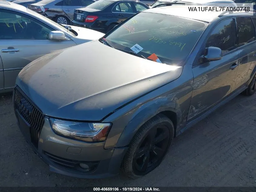 2015 Audi Allroad 2.0T Premium VIN: WA1UFAFL7FA060748 Lot: 40659106