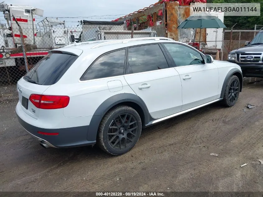 2016 Audi Allroad 2.0T Premium VIN: WA1UFAFL3GA011144 Lot: 40128228