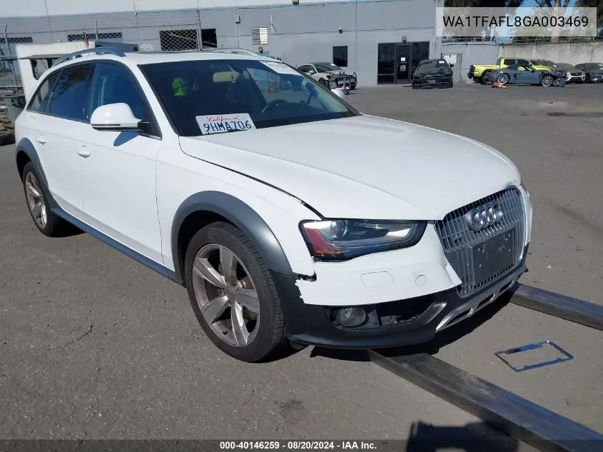 2016 Audi Allroad 2.0T Premium VIN: WA1TFAFL8GA003469 Lot: 40146259