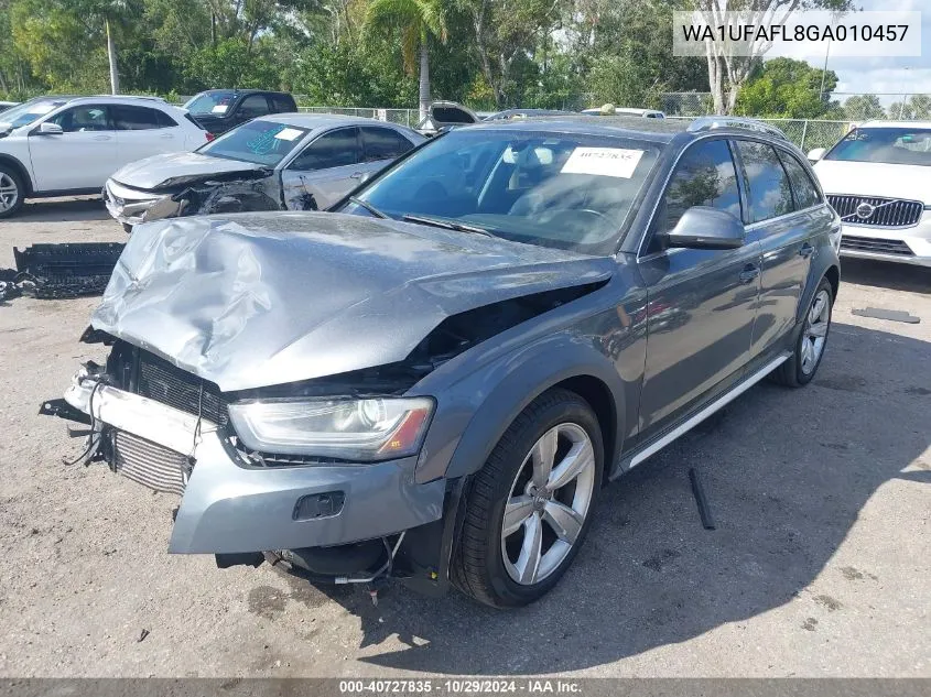 2016 Audi Allroad 2.0T Premium VIN: WA1UFAFL8GA010457 Lot: 40727835