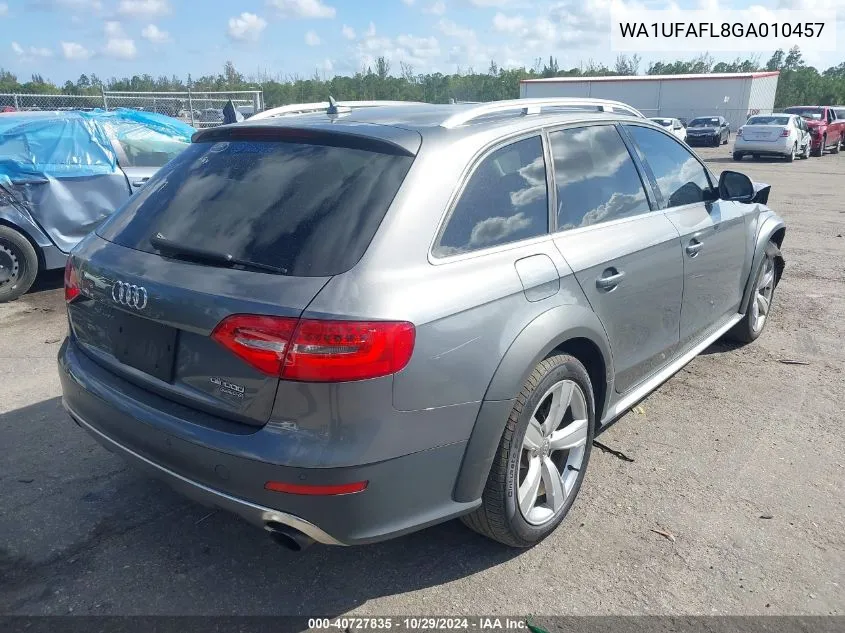 2016 Audi Allroad 2.0T Premium VIN: WA1UFAFL8GA010457 Lot: 40727835