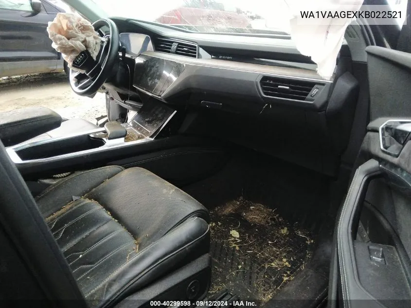 WA1VAAGEXKB022521 2019 Audi E-Tron Premium Plus