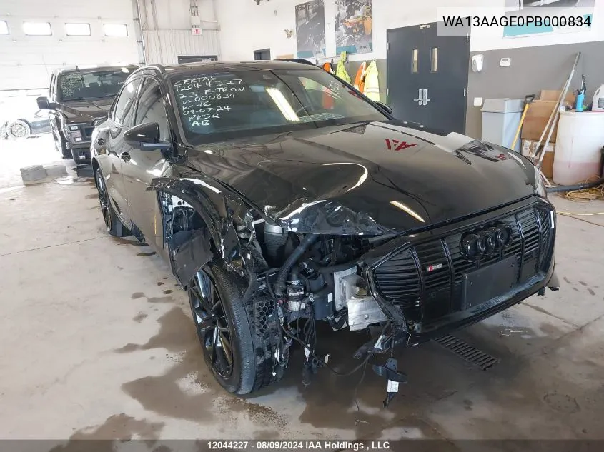 WA13AAGE0PB000834 2023 Audi E-Tron Sportback Prestige