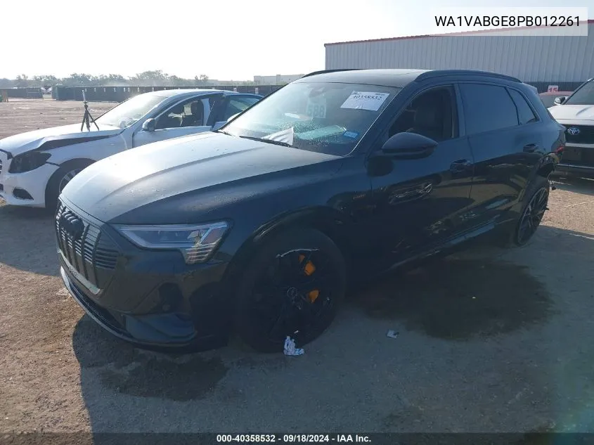 WA1VABGE8PB012261 2023 Audi E-Tron Chronos