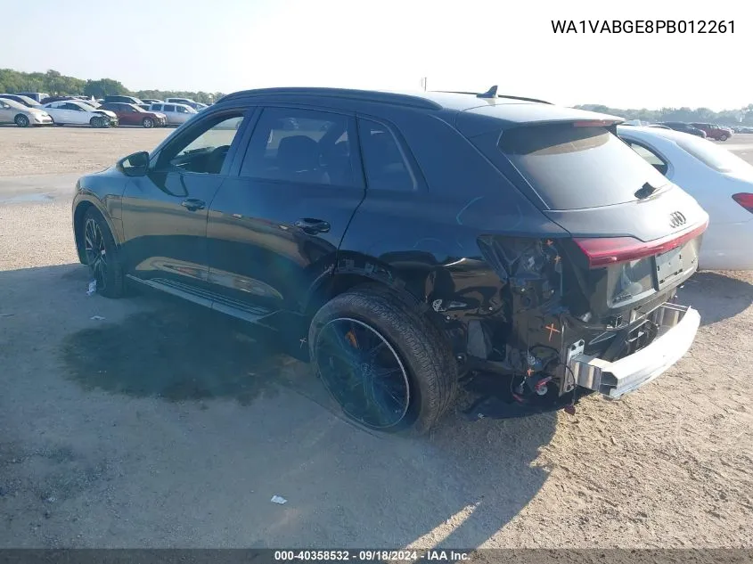 WA1VABGE8PB012261 2023 Audi E-Tron Chronos