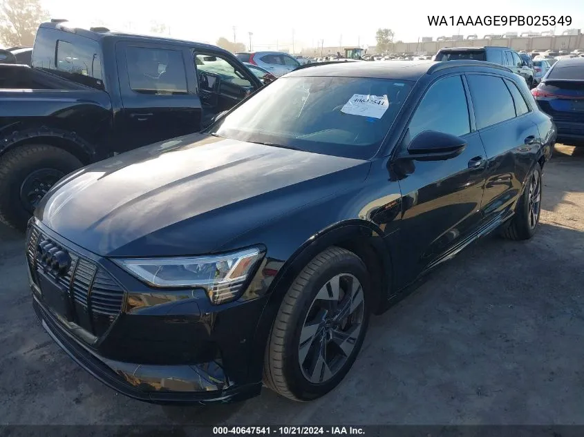 2023 Audi E-Tron Premium VIN: WA1AAAGE9PB025349 Lot: 40647541