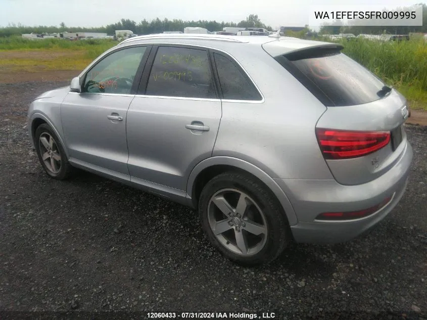 WA1EFEFS5FR009995 2015 Audi Q3