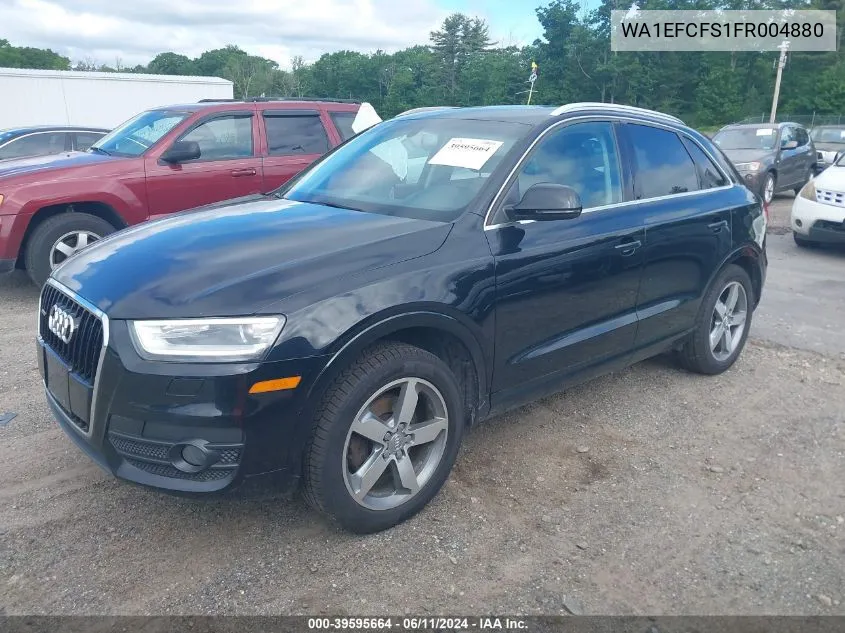 2015 Audi Q3 2.0T Premium Plus VIN: WA1EFCFS1FR004880 Lot: 39595664