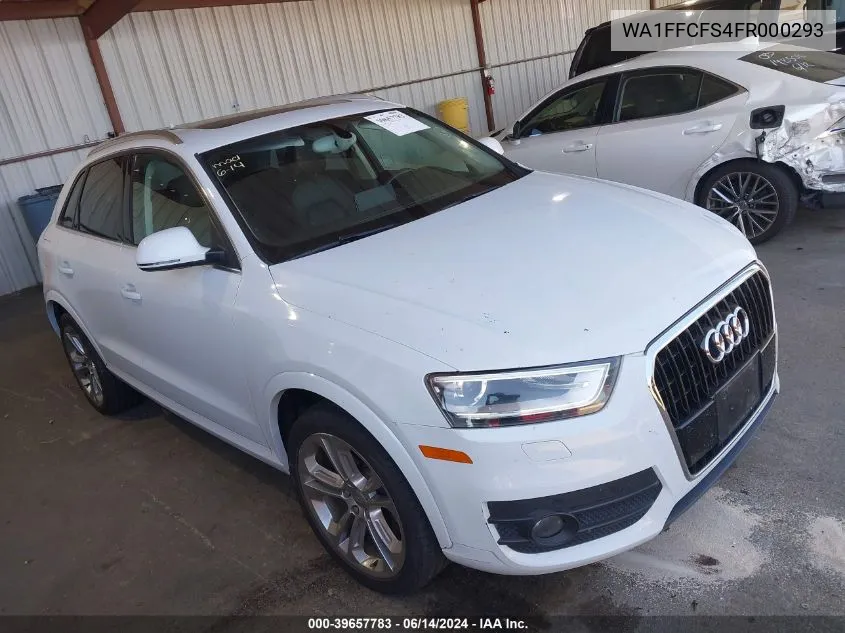 2015 Audi Q3 2.0T Premium Plus VIN: WA1FFCFS4FR000293 Lot: 39657783