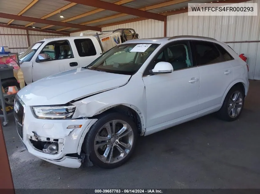 2015 Audi Q3 2.0T Premium Plus VIN: WA1FFCFS4FR000293 Lot: 39657783