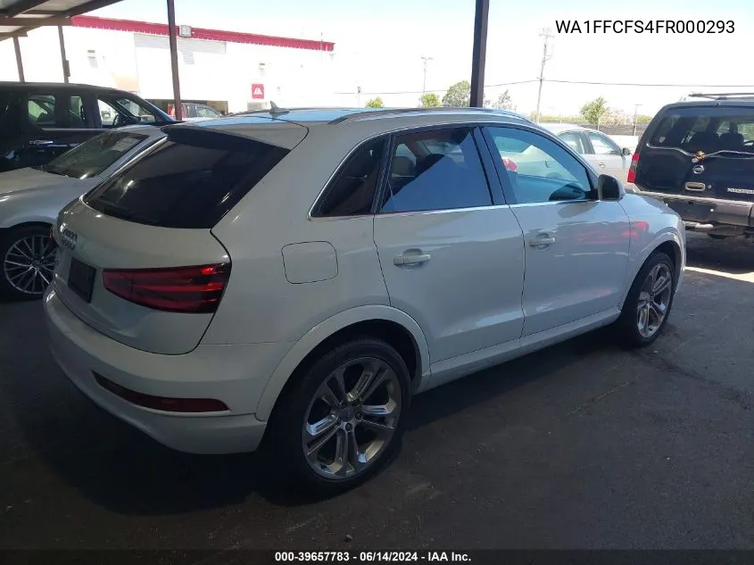 WA1FFCFS4FR000293 2015 Audi Q3 2.0T Premium Plus