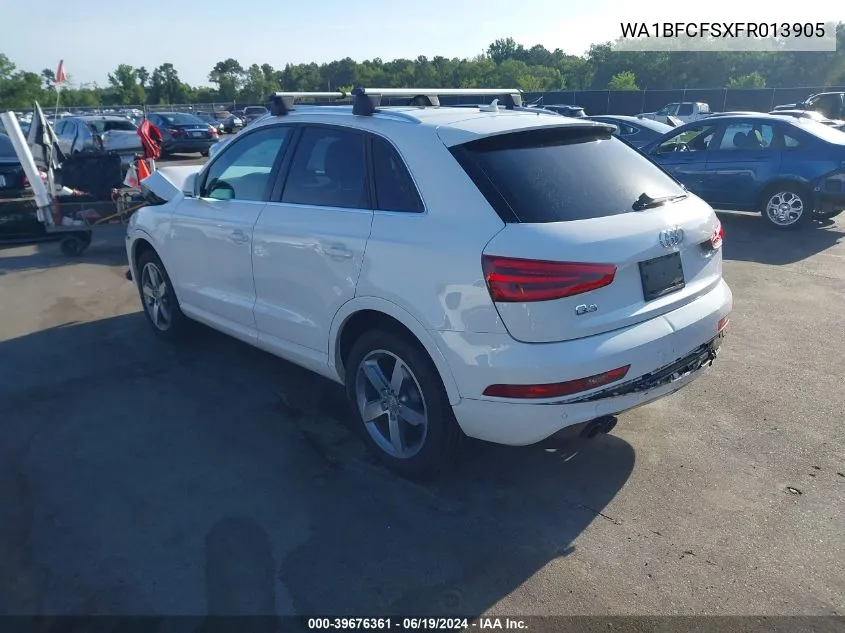 WA1BFCFSXFR013905 2015 Audi Q3 2.0T Premium Plus