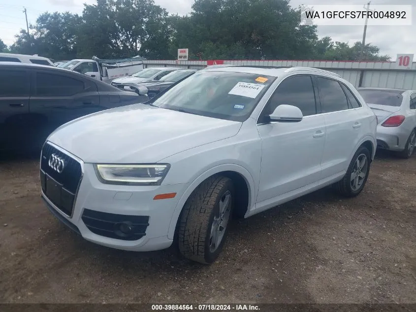 WA1GFCFS7FR004892 2015 Audi Q3 2.0T Premium Plus