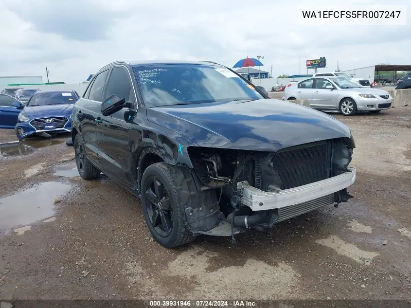 WA1EFCFS5FR007247 2015 Audi Q3 2.0T Premium Plus