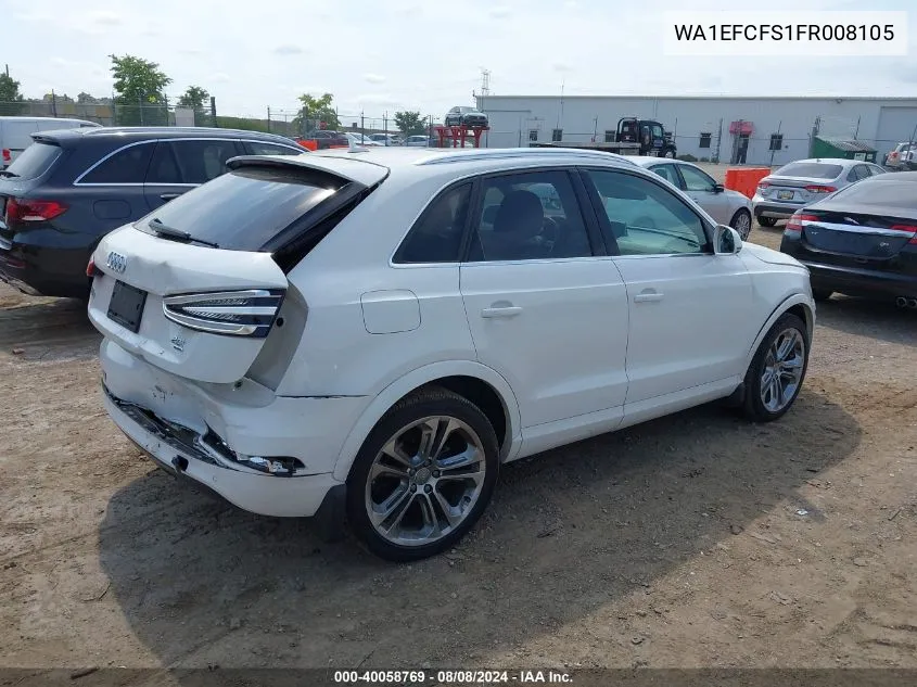 WA1EFCFS1FR008105 2015 Audi Q3 2.0T Premium Plus