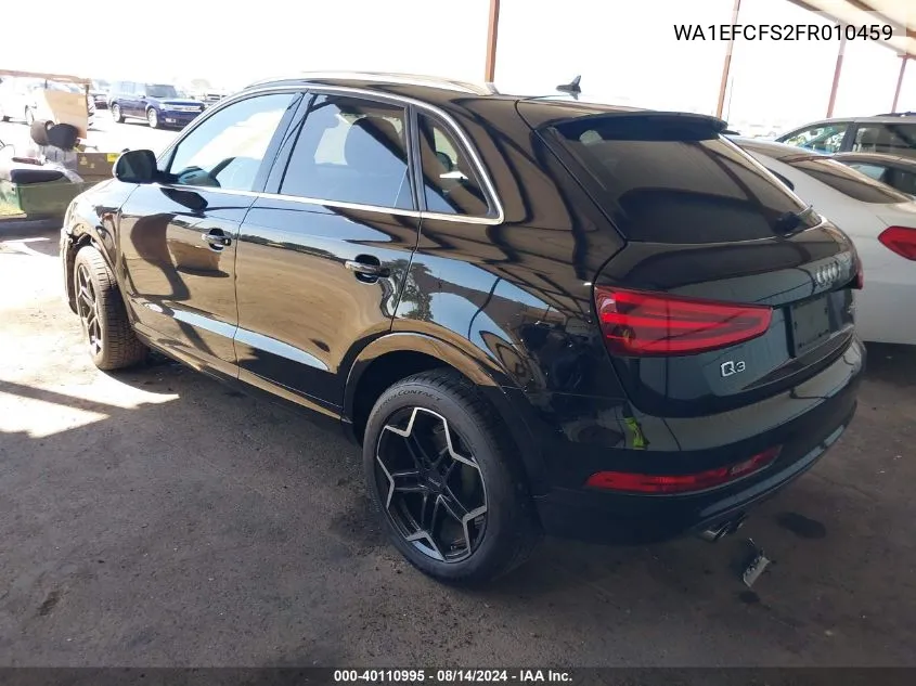 WA1EFCFS2FR010459 2015 Audi Q3 2.0T Premium Plus