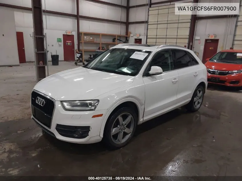 2015 Audi Q3 2.0T Premium Plus VIN: WA1GFCFS6FR007900 Lot: 40125735