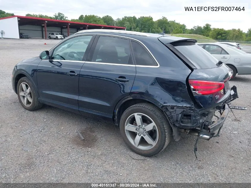 WA1EFCFS2FR007464 2015 Audi Q3 2.0T Premium Plus