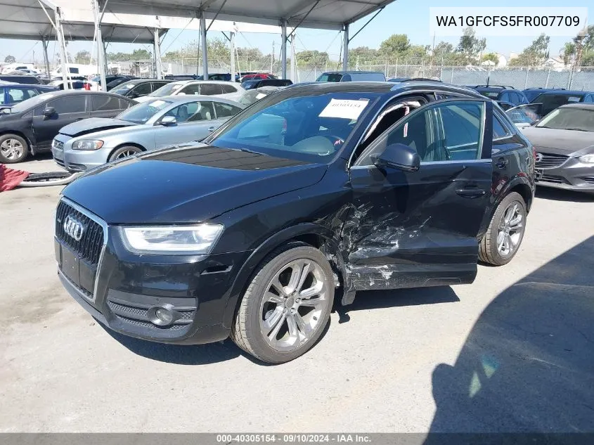 2015 Audi Q3 Prestige VIN: WA1GFCFS5FR007709 Lot: 40305154