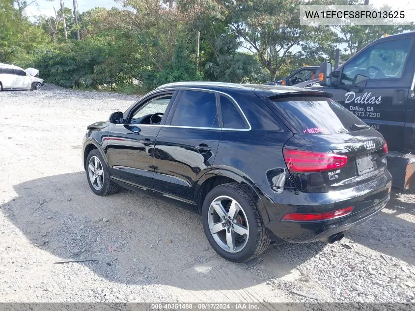 WA1EFCFS8FR013625 2015 Audi Q3 2.0T Premium Plus