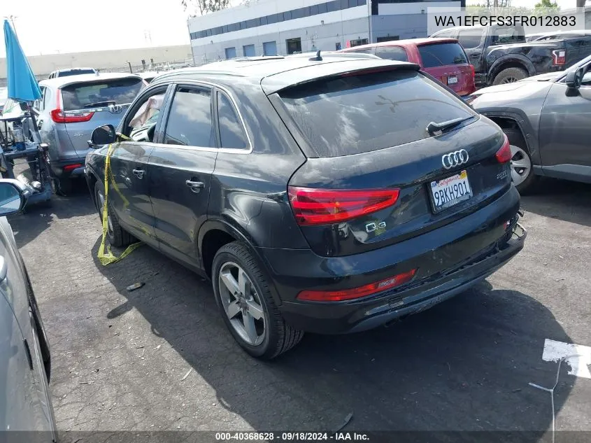 WA1EFCFS3FR012883 2015 Audi Q3 2.0T Premium Plus