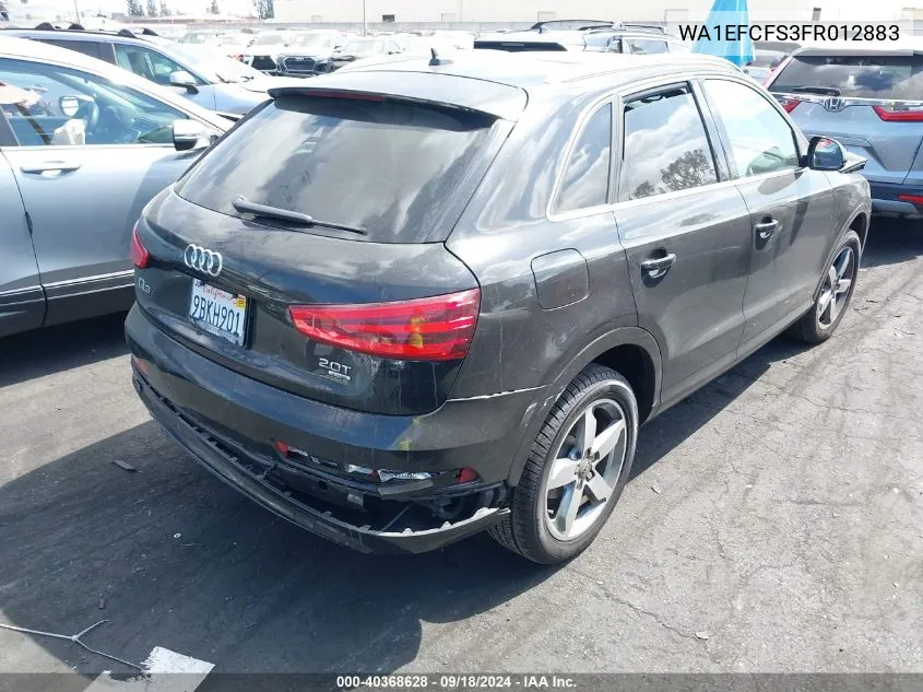 WA1EFCFS3FR012883 2015 Audi Q3 2.0T Premium Plus