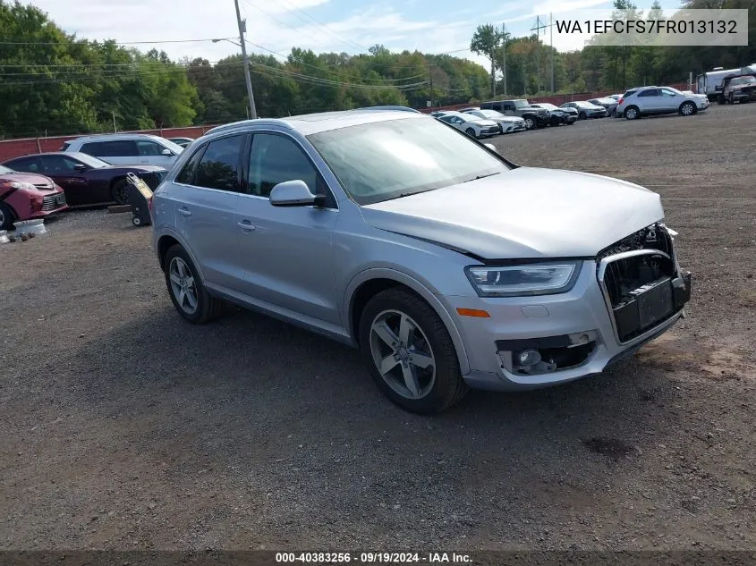 2015 Audi Q3 2.0T Premium Plus VIN: WA1EFCFS7FR013132 Lot: 40383256