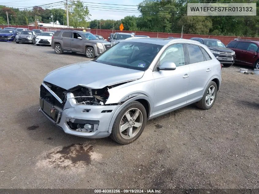 2015 Audi Q3 2.0T Premium Plus VIN: WA1EFCFS7FR013132 Lot: 40383256