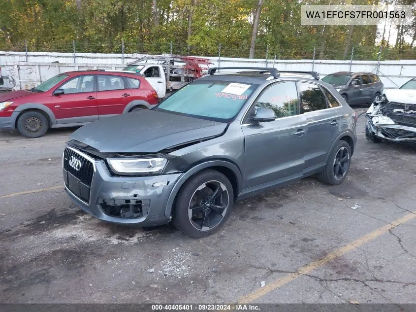 2015 Audi Q3 Premium Plus VIN: WA1EFCFS7FR001563 Lot: 40405401