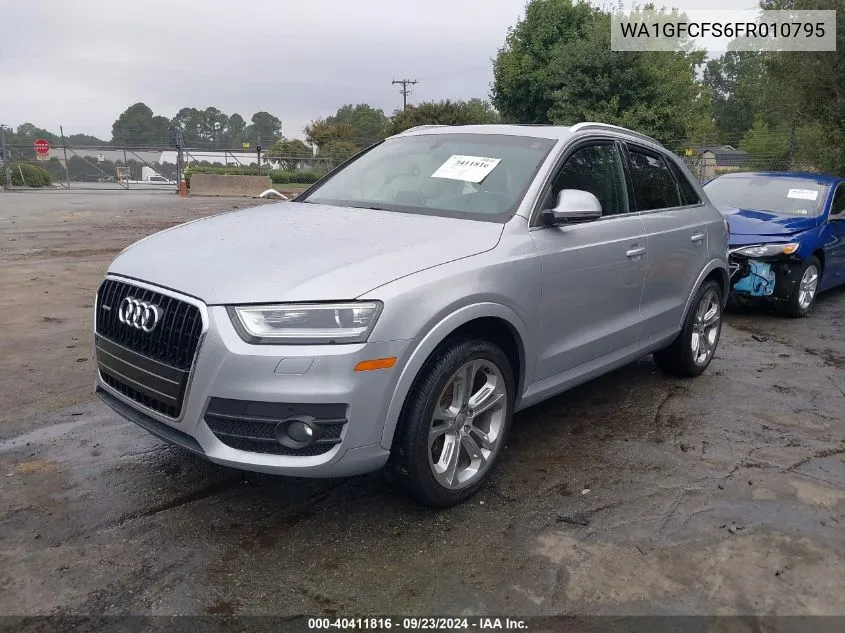 2015 Audi Q3 2.0T Premium Plus VIN: WA1GFCFS6FR010795 Lot: 40411816