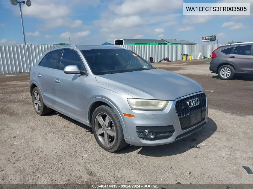 WA1EFCFS3FR003505 2015 Audi Q3 2.0T Premium Plus