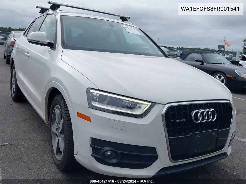 2015 Audi Q3 2.0T Premium Plus VIN: WA1EFCFS8FR001541 Lot: 40421416