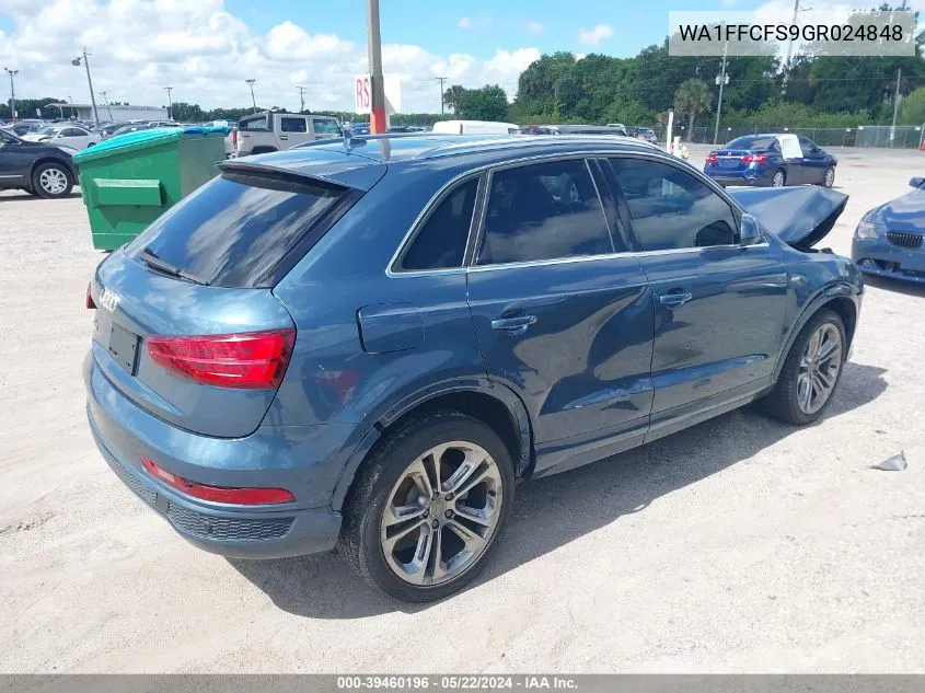 2016 Audi Q3 2.0T Premium Plus VIN: WA1FFCFS9GR024848 Lot: 39460196