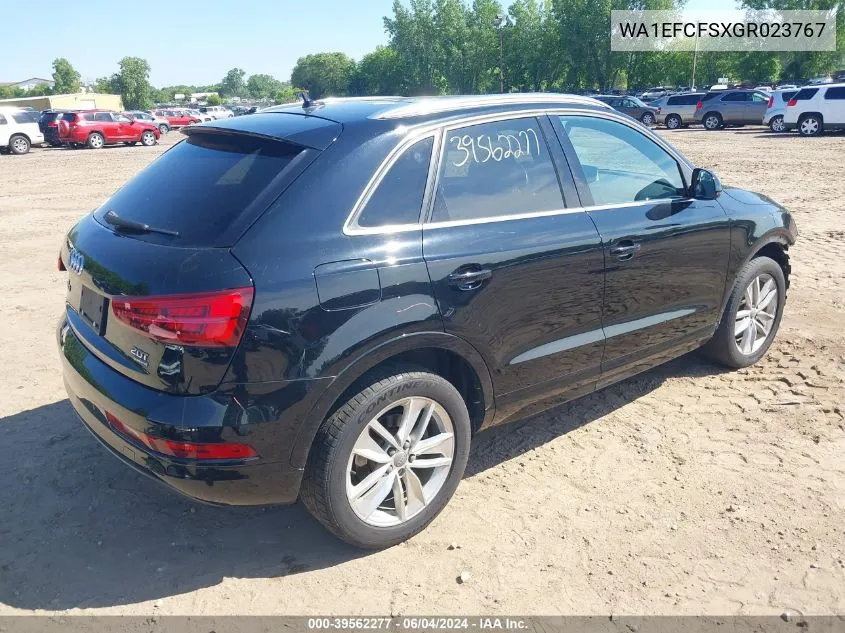 WA1EFCFSXGR023767 2016 Audi Q3 2.0T Premium Plus