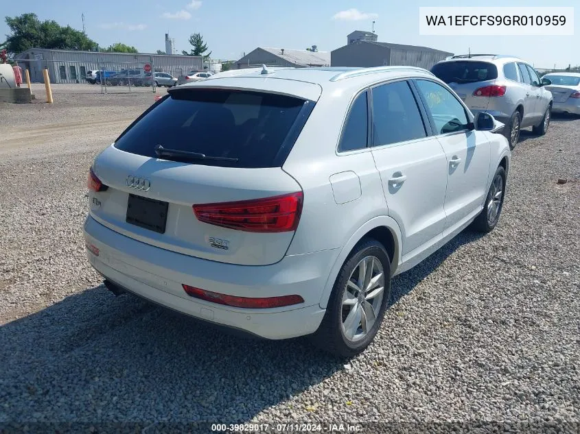 WA1EFCFS9GR010959 2016 Audi Q3 2.0T Premium Plus