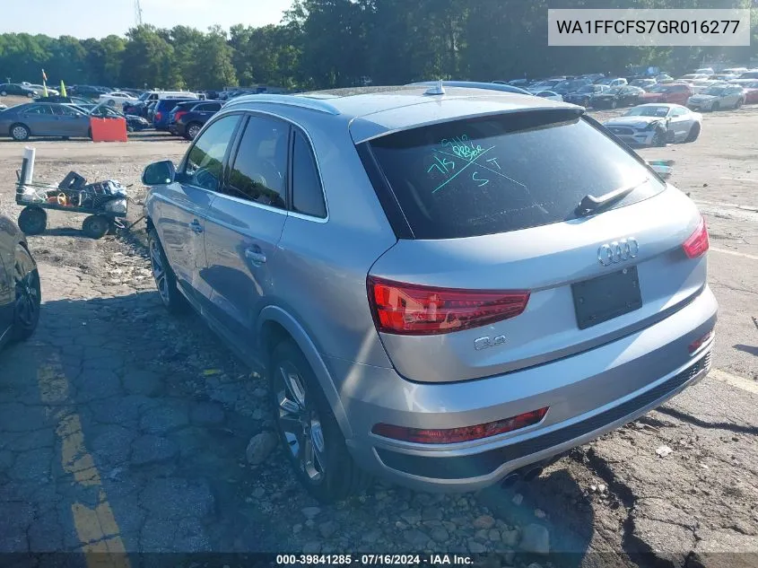 WA1FFCFS7GR016277 2016 Audi Q3 2.0T Premium Plus