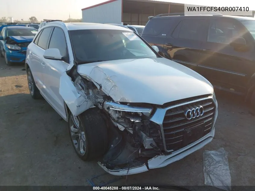 WA1FFCFS4GR007410 2016 Audi Q3 Prestige