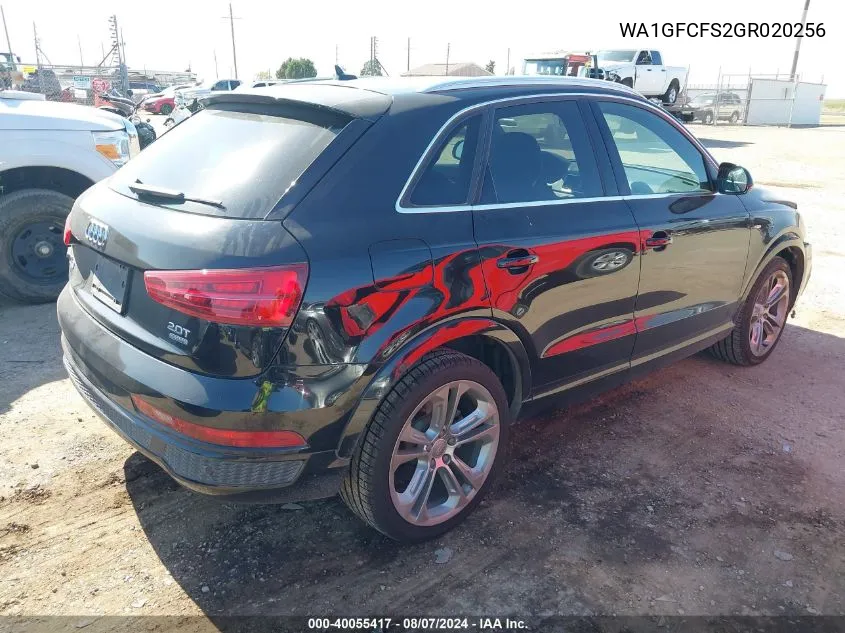 2016 Audi Q3 2.0T Premium Plus VIN: WA1GFCFS2GR020256 Lot: 40055417