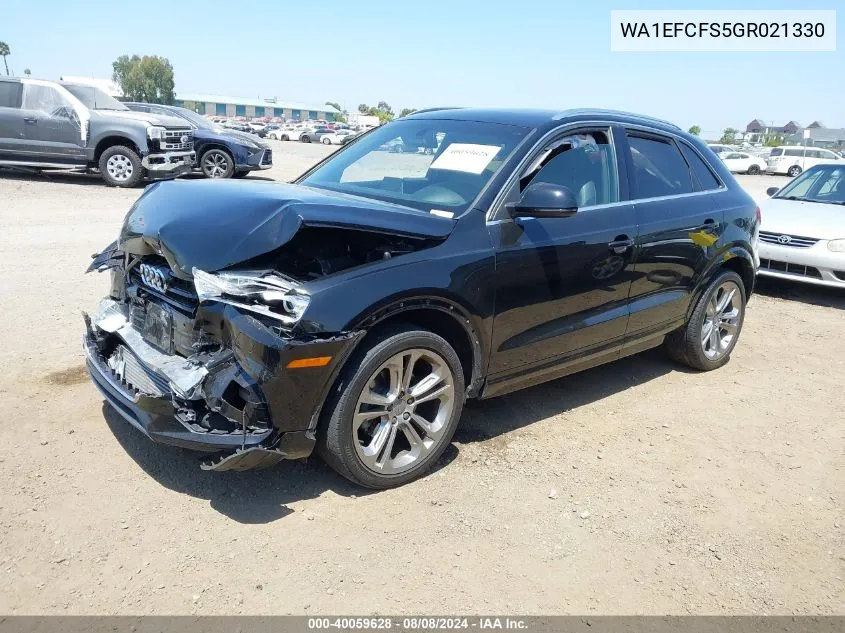 WA1EFCFS5GR021330 2016 Audi Q3 2.0T Premium Plus