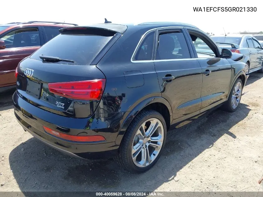 WA1EFCFS5GR021330 2016 Audi Q3 2.0T Premium Plus