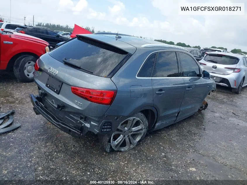 WA1GFCFSXGR018271 2016 Audi Q3 Prestige