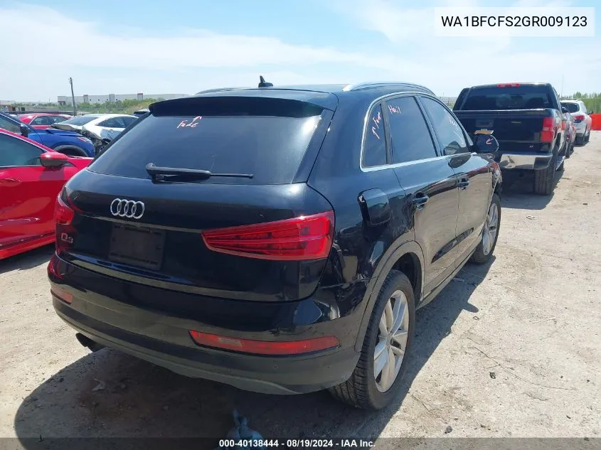 WA1BFCFS2GR009123 2016 Audi Q3 2.0T Premium Plus