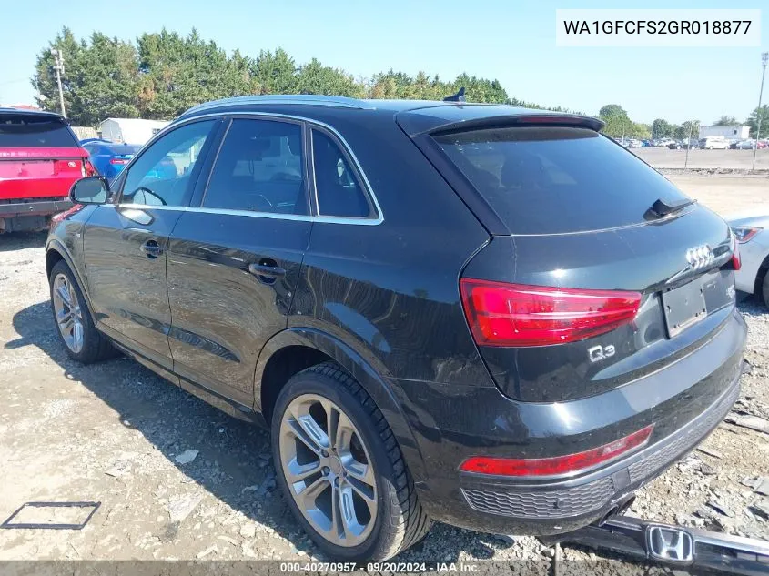 WA1GFCFS2GR018877 2016 Audi Q3 2.0T Premium Plus