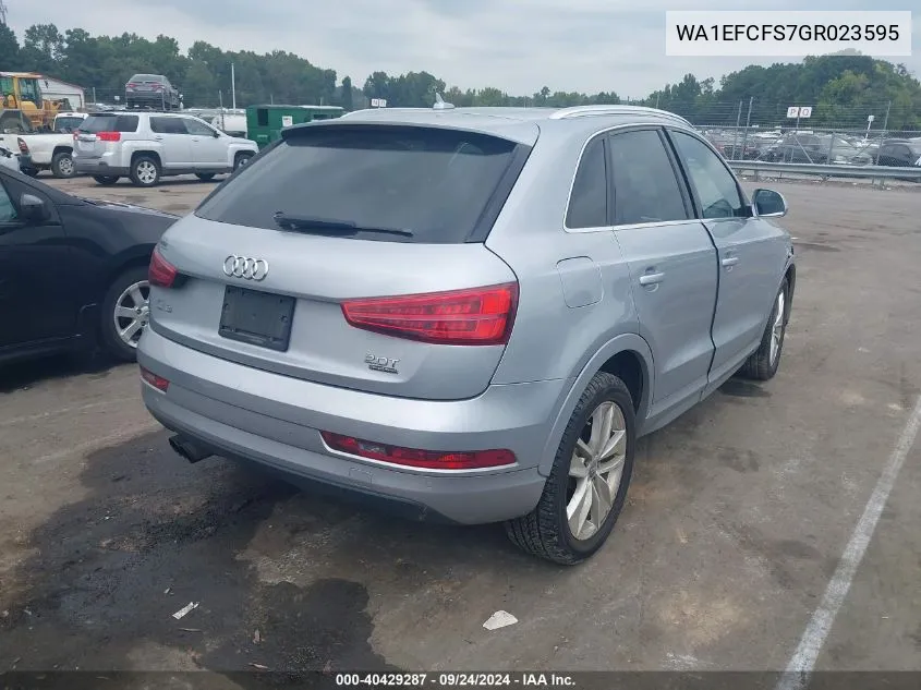 WA1EFCFS7GR023595 2016 Audi Q3 2.0T Premium Plus